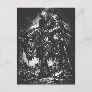 The Fallen Knight van BurnsInHell Briefkaart