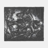 The Fallen Knight van BurnsInHell Fleece Deken (Voorkant (Horizontaal))
