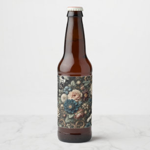 The Fallen Nursery – Gotische bloemschikking Bier Etiket