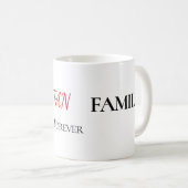 The Family Forever Personalized Mug (Devant droit)