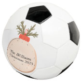 The Family Name Christmas 2025 Elegant Script  Voetbal (Drie kwart)