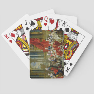 The Family of Philip V, 1743 (olie op canvas) Pokerkaarten