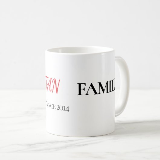 The Family Personalized Mug (Devant droit)