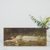 The Fate of Ophelia Greeting Card Kaart (Staand voorkant)