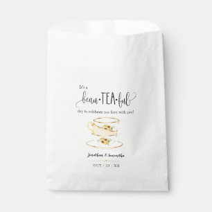 Thé Faveur Sacs tournesol fleurs mariage faveur sa