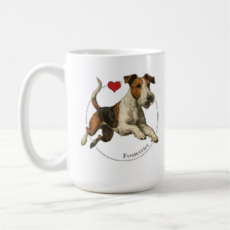The Fearless Earth-Dog: Classic Fox Terrier Koffiemok
