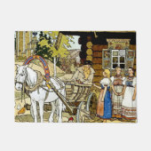 "The Feather of Finist" van Ivan Bilibin Deurmat (Voorkant)