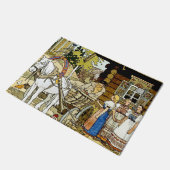 "The Feather of Finist" van Ivan Bilibin Deurmat (Schuin)