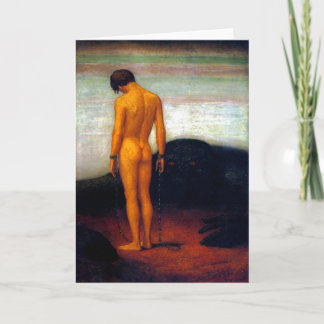 The Feeling of Dependence Fine Art Greetings Card Kaart