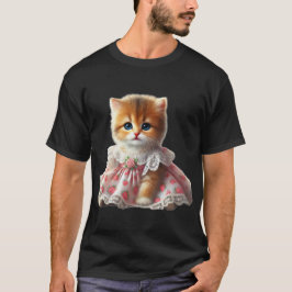The Feline Charm: Guardians of Mysteries en Affe v T-shirt