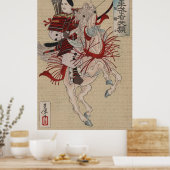 The female warrior samurai Lady Hangaku Poster (Keuken)