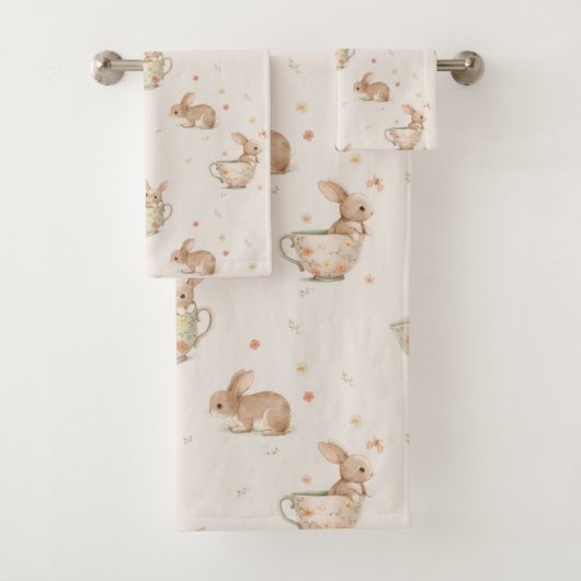 thé fête mignonne lapins (En situation)