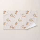 thé fête mignonne lapins (Serviette à main)