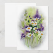 The Field Bouquet Bedankkaart (Voorkant / Achterkant)