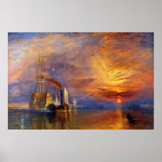 The Fighting Temeraire door J.M.W. Turner Poster