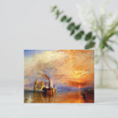 The Fighting Temeraire, J. M. W. Turner Briefkaart (Staand voorkant)