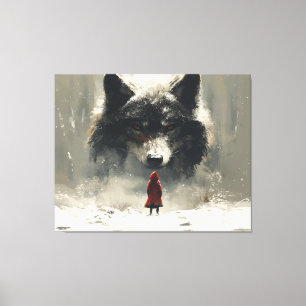 The final batch of little redhood canvas afdruk
