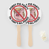 The Final Snort: Ending the Political Monopoly Handwaaier (Voorkant en achterkant)