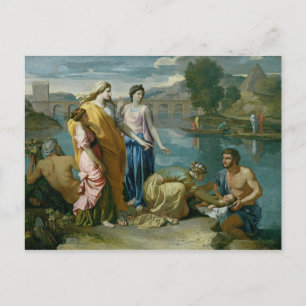 The Finding of Moses, 1638 Briefkaart