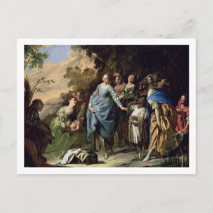 The Finding of Moses, c.1650-56 (olie op canvas) Briefkaart