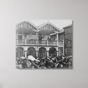 The first Phoenix Park Races, 1903 Canvas Afdruk