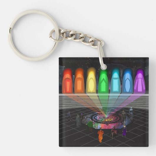 The First Step Sleutelhanger (Voorkant)