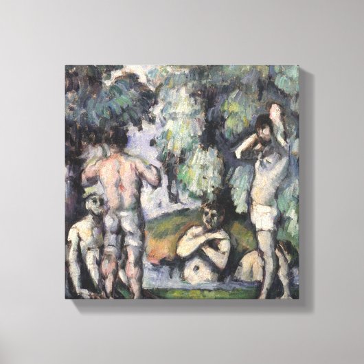 The Five Bathers, c.1875-77 Canvas Afdruk (Voorkant)