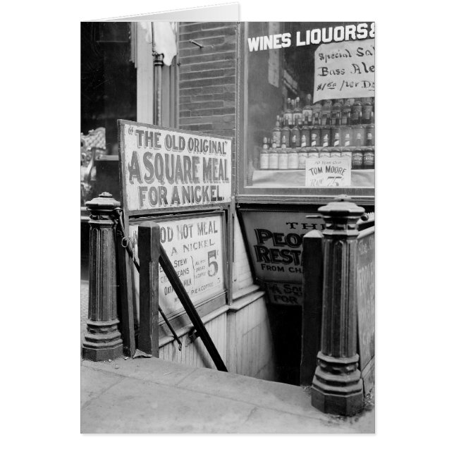 The Five Cent Restaurant, 1915 (Voorkant)