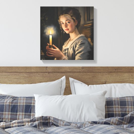 The Flame Within Canvas Afdruk (Insitu (Slaapkamer))