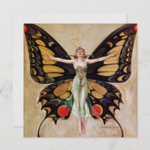 The Flapper Girl's Metamorphosis to Butterfly 1922