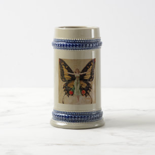 The Flapper Girl's Metamorphosis to Butterfly 1922 Bierpul