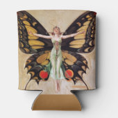 The Flapper Girl's Metamorphosis to Butterfly 1922 Blikjeskoeler (Achterkant)