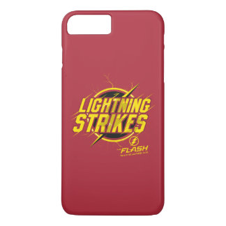 The Flash | "Blikseminslag" Grafisch iPhone 8 Plus / 7 Plus Hoesje