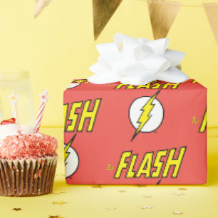 The Flash Naam & Bliksemschicht Logo Cadeaupapier