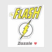 The Flash Name & Lightning Bolt Logo Sticker (Vel)