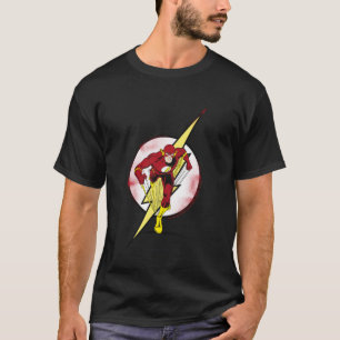 The Flash Speedster Icon Vet Rode Bliksem Embleem T-shirt