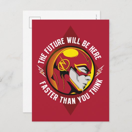 The Flash | "The Future Will Be Here" Briefkaart (Voorkant / Achterkant)