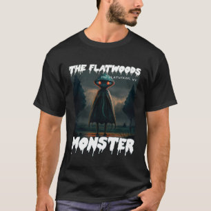 The Flatwood Monster 1952 Creepy Scary Cryptid Le T-shirt