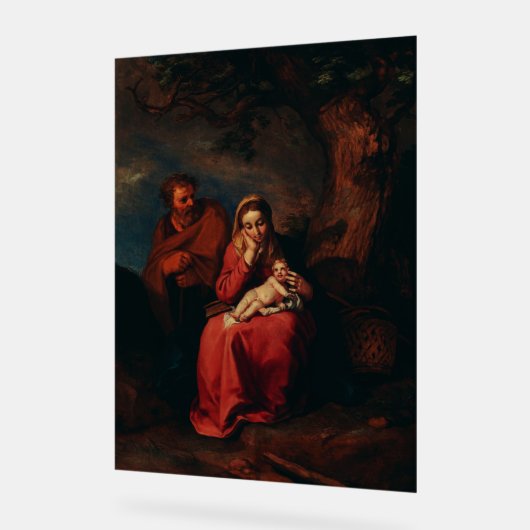 The Flight into Egypt by Abraham Bloemaert  (Angle)