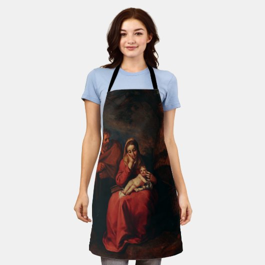 The Flight into Egypt by Abraham Bloemaert Schort (Gedragen)