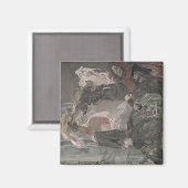 The Flight of Faust and Mephistopheles, 1896 Magneet (Voorkant / Achterkant)