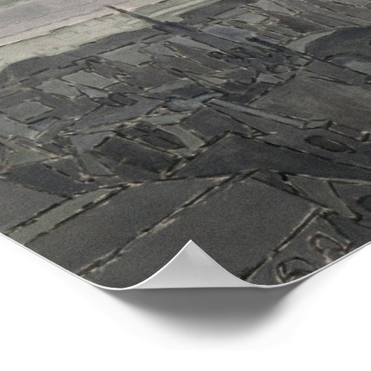 The Flight of Faust and Mephistopheles, 1896 Poster (Hoek)