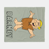 The Flintstones | Barney Rubble Fleece Deken (Voorkant (Horizontaal))