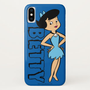 The Flintstones Betty Rubble iPhone X Hoesje