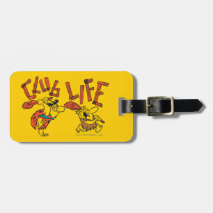 The Flintstones Fred & Barney - Club Life Bagagelabel