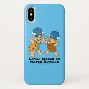 The Flintstones Fred & Barney Waterbuffels iPhone X Hoesje