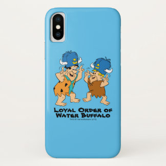 The Flintstones | Fred & Barney Waterbuffels iPhone X Hoesje