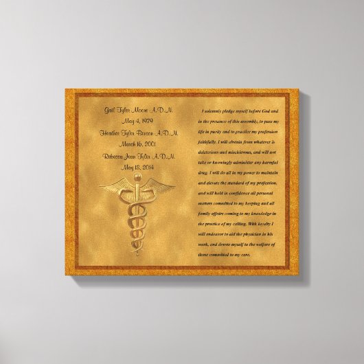 The Florence Nightingale Pledge Canvas Afdruk (Voorkant)