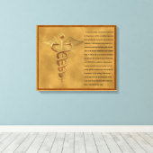 The Florence Nightingale Pledge Canvas Afdruk (Insitu (Houten vloer))