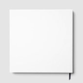 The Flourished Script Wedding Guest Book Gastenboek (Achterkant)